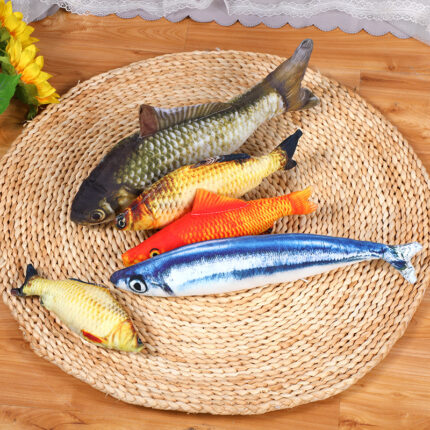 Cat Plush Fish Toy-DD25082