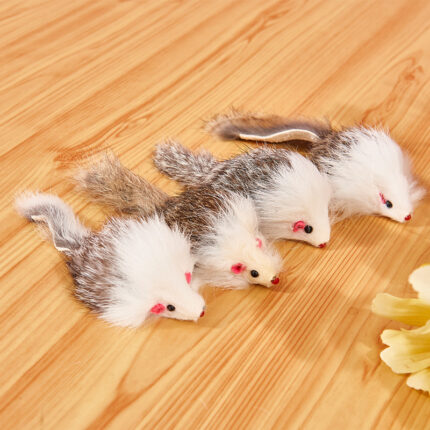 Cat Rabbit Fur Mouse Toy-DD25056