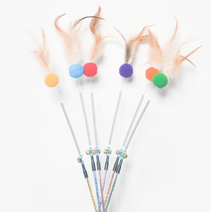 Feather Cat Rod Interactive Toys-DD25060