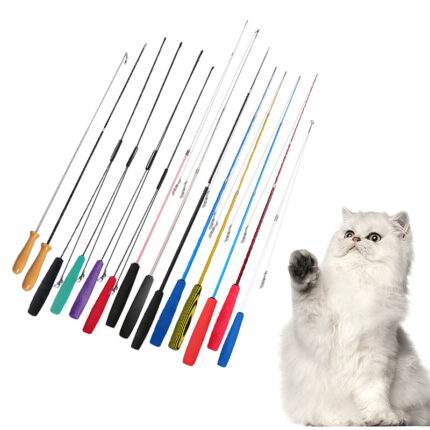 Retractable Rod Cat Teaser Toy-DD25053