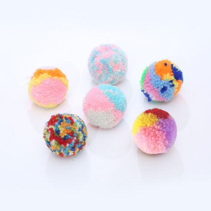 Woolen Yarn Cat Toy Ball-DD25074